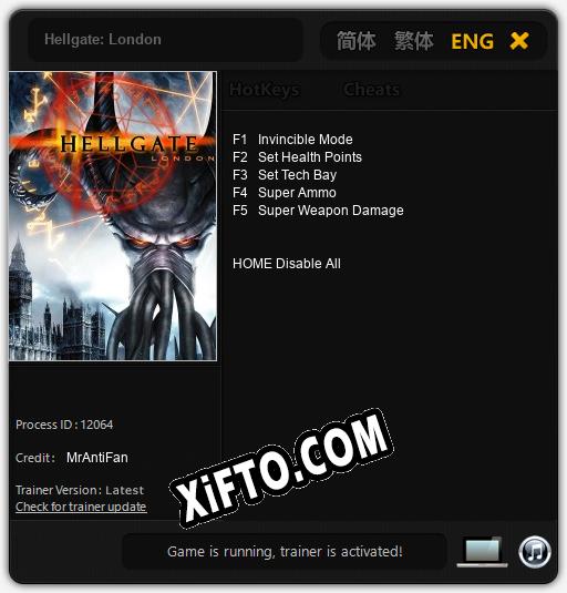 Hellgate: London: Трейнер +5 [v1.7]