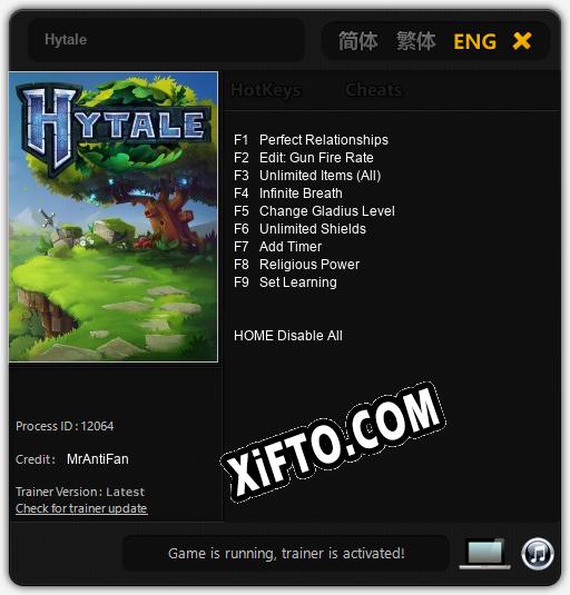 Трейнер для Hytale [v1.0.9]