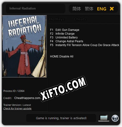 Infernal Radiation: Трейнер +5 [v1.3]