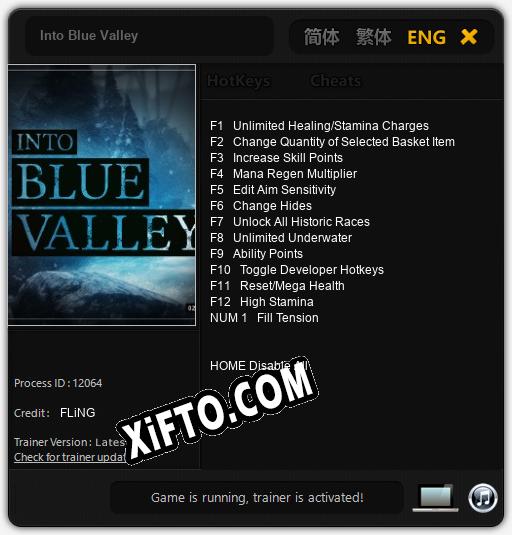 Into Blue Valley: ТРЕЙНЕР И ЧИТЫ (V1.0.83)