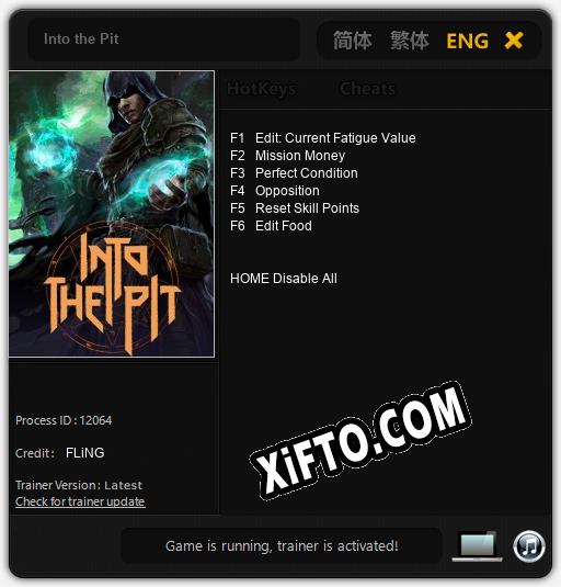 Into the Pit: ТРЕЙНЕР И ЧИТЫ (V1.0.75)