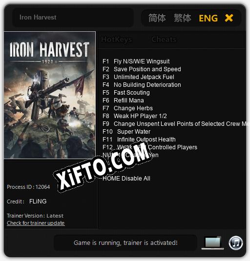 Iron Harvest: Читы, Трейнер +13 [FLiNG]