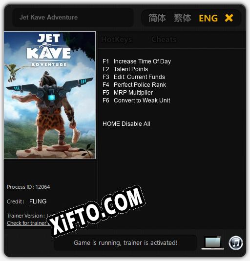 Jet Kave Adventure: Трейнер +6 [v1.8]