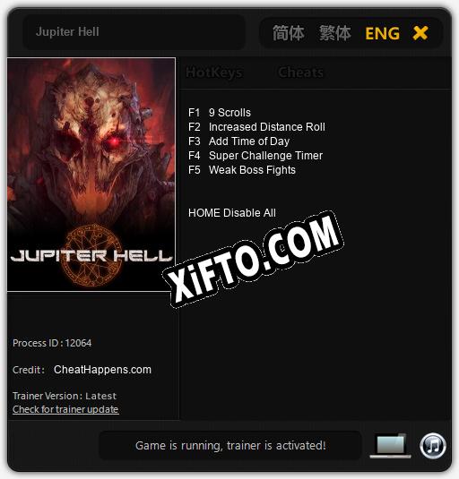 Jupiter Hell: Читы, Трейнер +5 [CheatHappens.com]