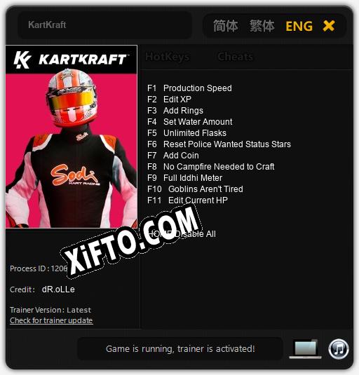 Трейнер для KartKraft [v1.0.1]