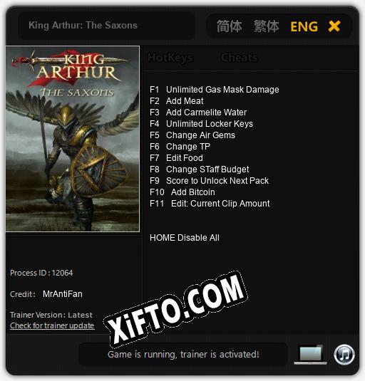 King Arthur: The Saxons: Читы, Трейнер +11 [MrAntiFan]