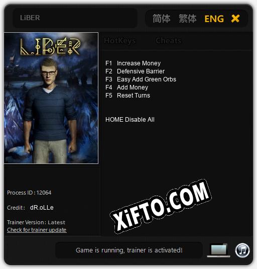 LiBER: Трейнер +5 [v1.3]