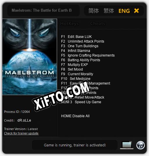 Maelstrom: The Battle for Earth Begins: Трейнер +15 [v1.8]