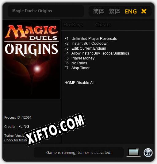 Трейнер для Magic Duels: Origins [v1.0.5]