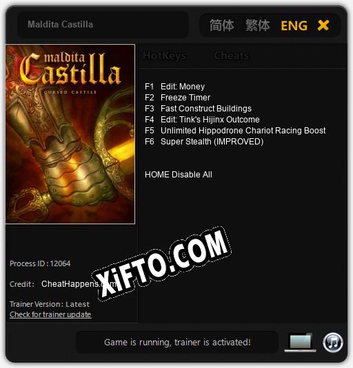 Maldita Castilla: ТРЕЙНЕР И ЧИТЫ (V1.0.19)