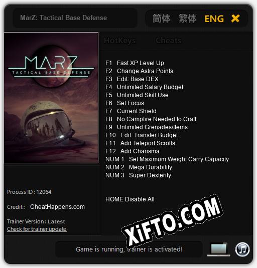 MarZ: Tactical Base Defense: Трейнер +15 [v1.4]