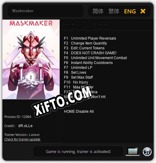 Maskmaker: ТРЕЙНЕР И ЧИТЫ (V1.0.58)