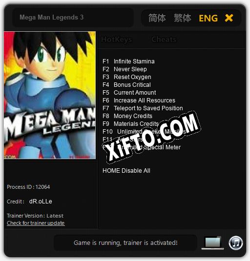 Mega Man Legends 3: Трейнер +12 [v1.9]