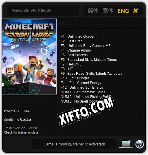 Minecraft: Story Mode: ТРЕЙНЕР И ЧИТЫ (V1.0.51)