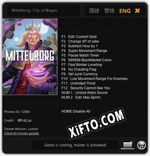 Mittelborg: City of Mages: Трейнер +14 [v1.7]