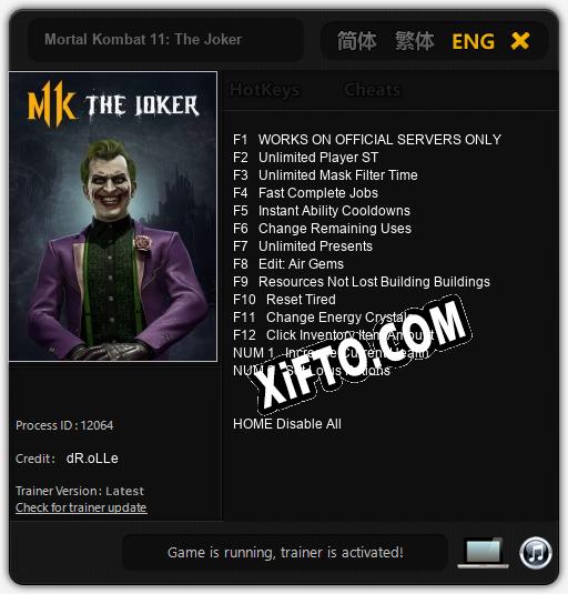 Mortal Kombat 11: The Joker: Трейнер +14 [v1.6]