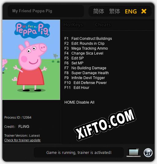 My Friend Peppa Pig: ТРЕЙНЕР И ЧИТЫ (V1.0.75)