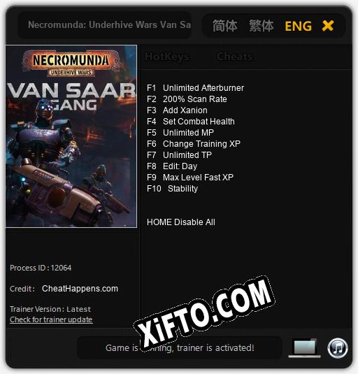 Necromunda: Underhive Wars Van Saar Gang: Трейнер +10 [v1.4]