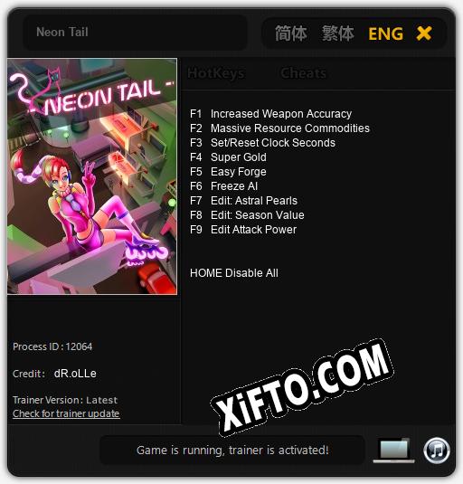 Neon Tail: Читы, Трейнер +9 [dR.oLLe]