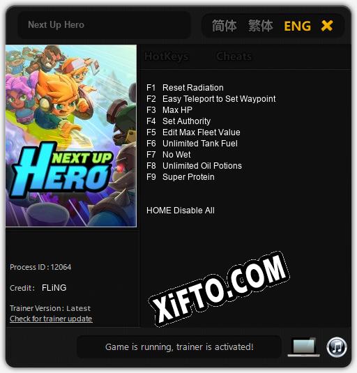 Трейнер для Next Up Hero [v1.0.8]