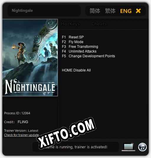 Nightingale: Трейнер +5 [v1.4]