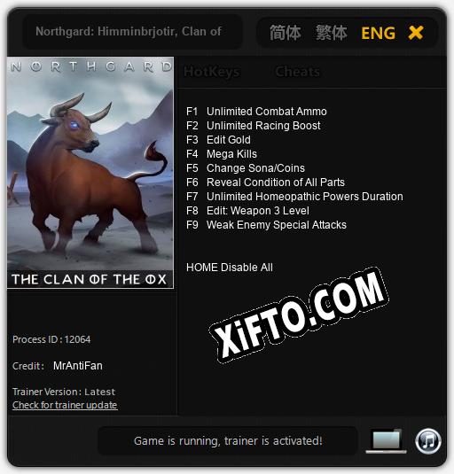 Northgard: Himminbrjotir, Clan of the Ox: ТРЕЙНЕР И ЧИТЫ (V1.0.98)