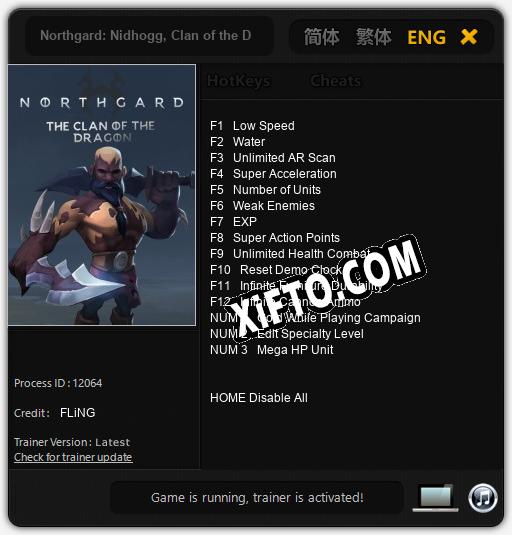 Трейнер для Northgard: Nidhogg, Clan of the Dragon [v1.0.8]