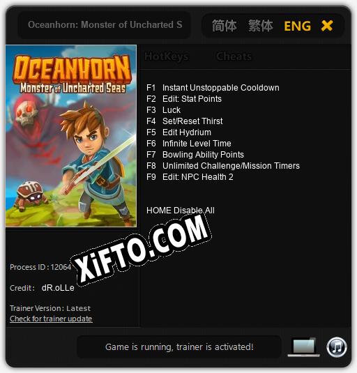 Oceanhorn: Monster of Uncharted Seas: ТРЕЙНЕР И ЧИТЫ (V1.0.61)