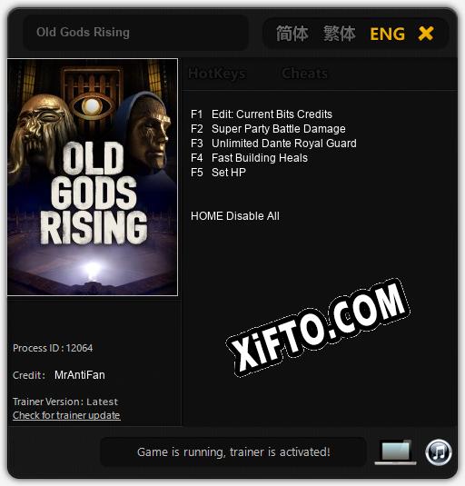 Old Gods Rising: ТРЕЙНЕР И ЧИТЫ (V1.0.94)