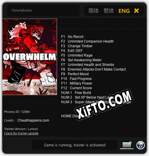 Overwhelm: Читы, Трейнер +15 [CheatHappens.com]