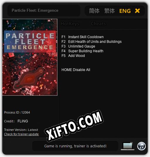 Particle Fleet: Emergence: Трейнер +5 [v1.8]