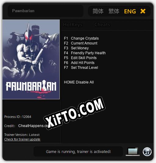 Pawnbarian: Трейнер +7 [v1.8]