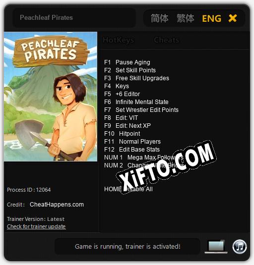 Peachleaf Pirates: Трейнер +14 [v1.4]