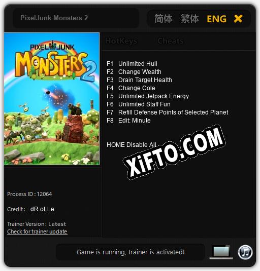 PixelJunk Monsters 2: Трейнер +8 [v1.2]