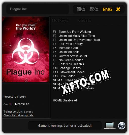 Plague Inc.: ТРЕЙНЕР И ЧИТЫ (V1.0.72)