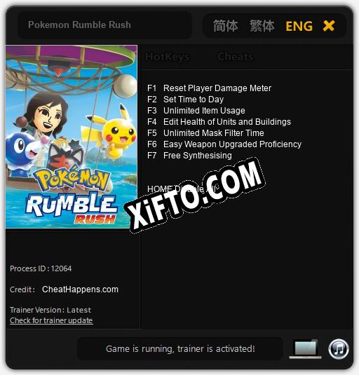 Pokemon Rumble Rush: Читы, Трейнер +7 [CheatHappens.com]