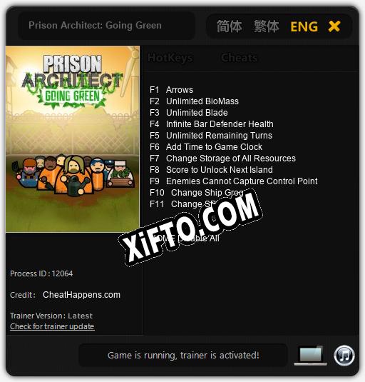 Трейнер для Prison Architect: Going Green [v1.0.3]