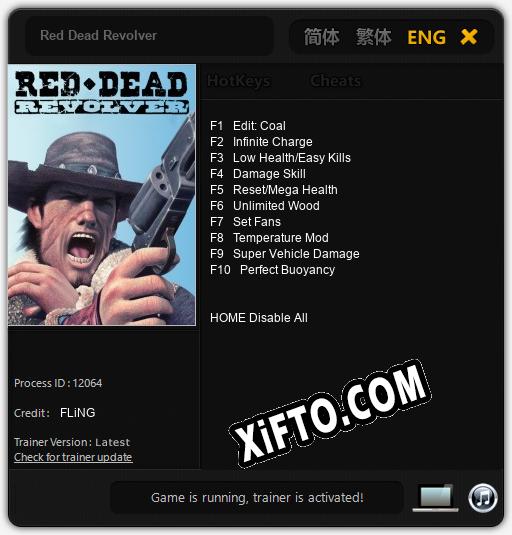 Red Dead Revolver: Читы, Трейнер +10 [FLiNG]