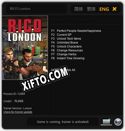 RICO London: ТРЕЙНЕР И ЧИТЫ (V1.0.34)