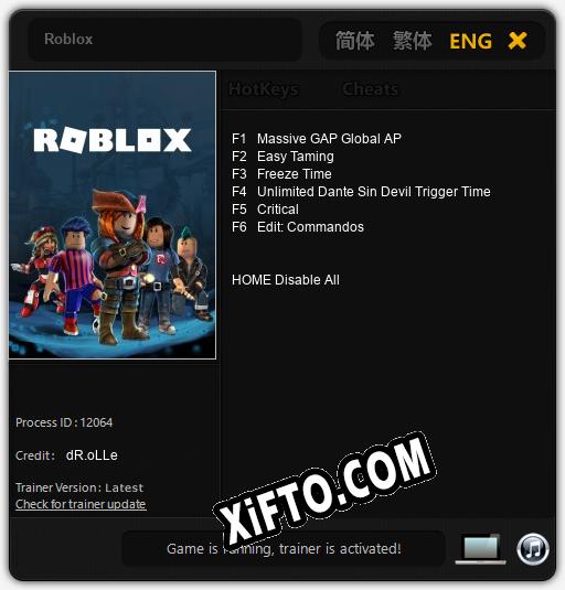 Трейнер для Roblox [v1.0.2]