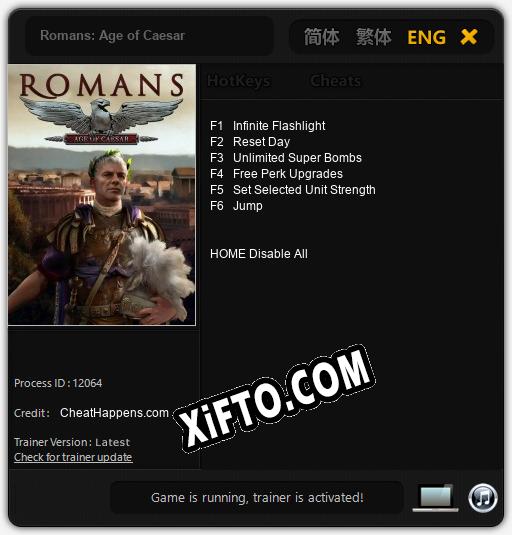 Трейнер для Romans: Age of Caesar [v1.0.1]