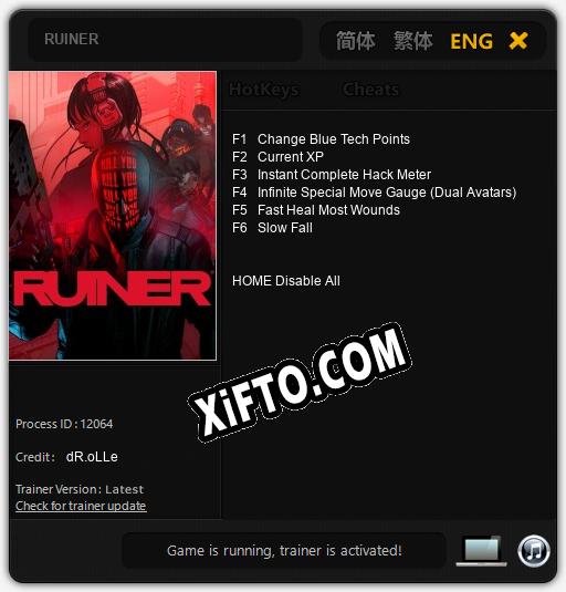 RUINER: Читы, Трейнер +6 [dR.oLLe]