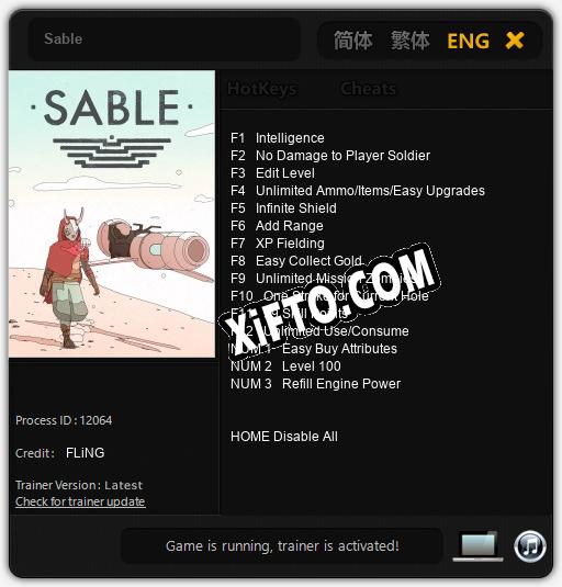 Sable: Трейнер +15 [v1.4]