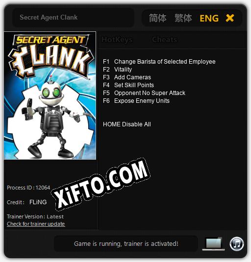 Secret Agent Clank: Трейнер +6 [v1.4]