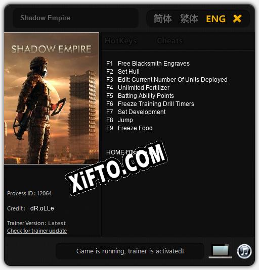 Трейнер для Shadow Empire [v1.0.1]