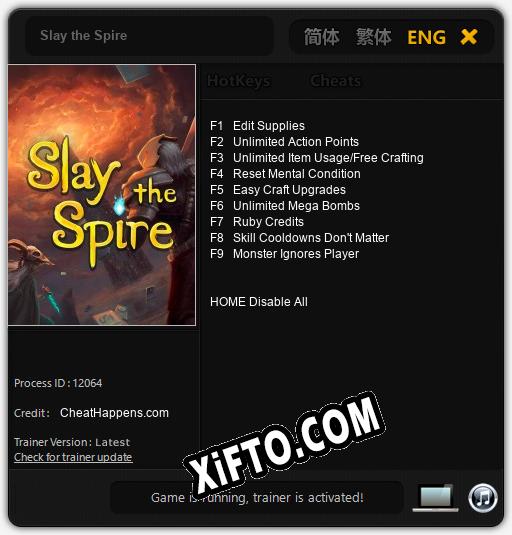 Трейнер для Slay the Spire [v1.0.5]