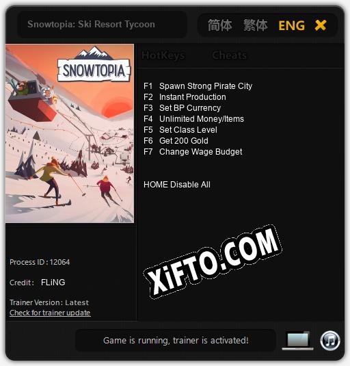 Snowtopia: Ski Resort Tycoon: ТРЕЙНЕР И ЧИТЫ (V1.0.81)