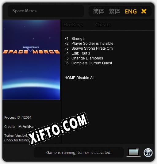 Space Mercs: Трейнер +6 [v1.9]