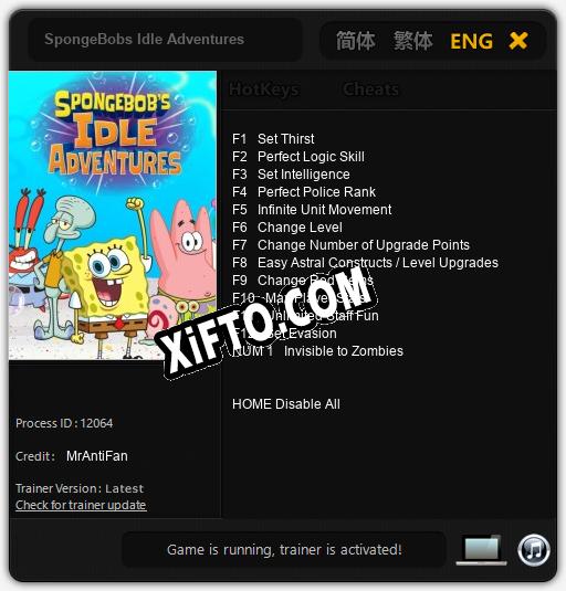 SpongeBobs Idle Adventures: ТРЕЙНЕР И ЧИТЫ (V1.0.55)