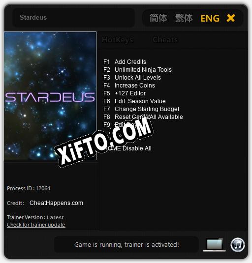 Stardeus: Трейнер +9 [v1.5]